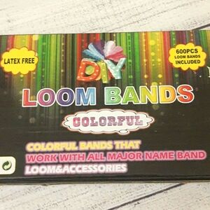 Loom Bands Colorful Bands Rubber Bands Accessories Kit OPEN BOX COMPLETE